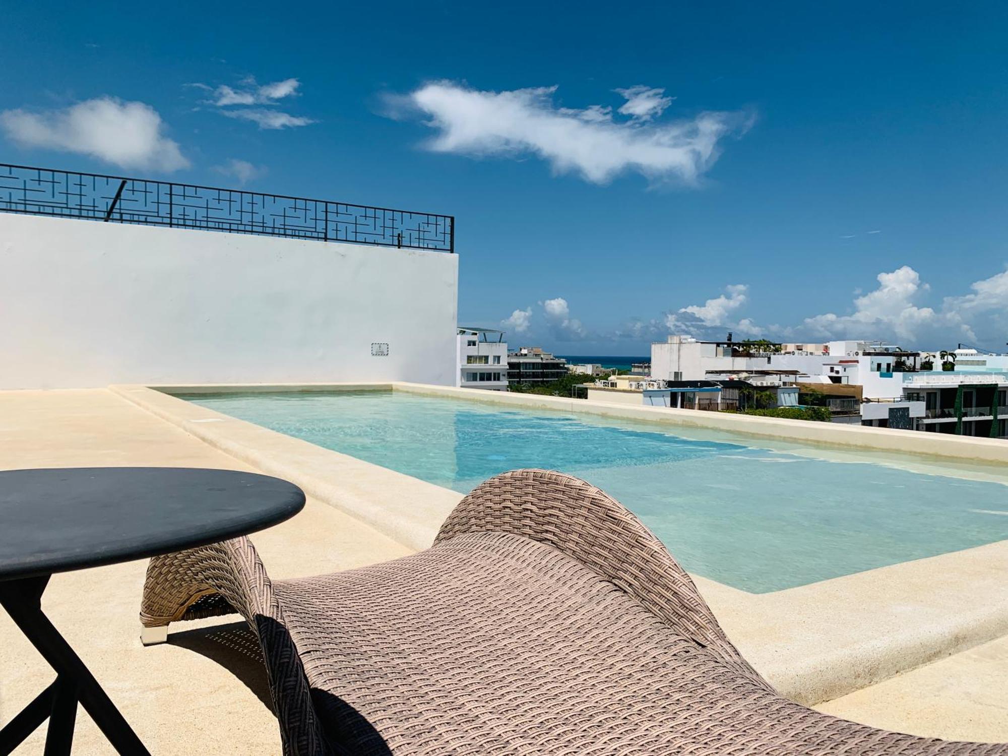 Rentas Vacacionales Torre Diez Playa del Carmen Ngoại thất bức ảnh